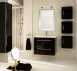 Salgar 15579 Black Creta Vanity Cabinet 560x598 Mm