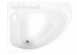 23-4081l Scandia 1550 X 950 Left Hand 5mm White