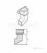 4 Inch X3 Inch Rect Shoe Side Left Hand No Ears P43shlpa