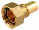1inch X 22mm Brass Gas Meter Union And Washer