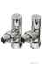 The Radiator Company Antrax Straight Valves Chrome