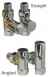 Cylinder Straight Valves Chrome Vvcylstc