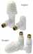 Deluxe Trv Straight Valves White