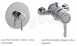 Sola Thermostatic Shower Valve Conc Tmv3 Sf1151cp