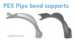 Pex Pipe Bend Support Metal 28-34mm