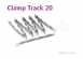 Uponor Clamp Track 20 50mm X 0.6m