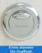 Dudley Dio Df Pbutton Vantage Cistern Chrome Plated 51mm Dia