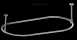 Shower Curtain Rail 1.1 Scr1.1ag