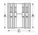 110mm-120mm Flex Coupling Adaptor Xsb120