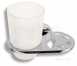 Nova 1 Toothbrush And Mug Holder Chrome